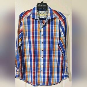 Robert Graham Vibrant Plaid Button Down Shirt